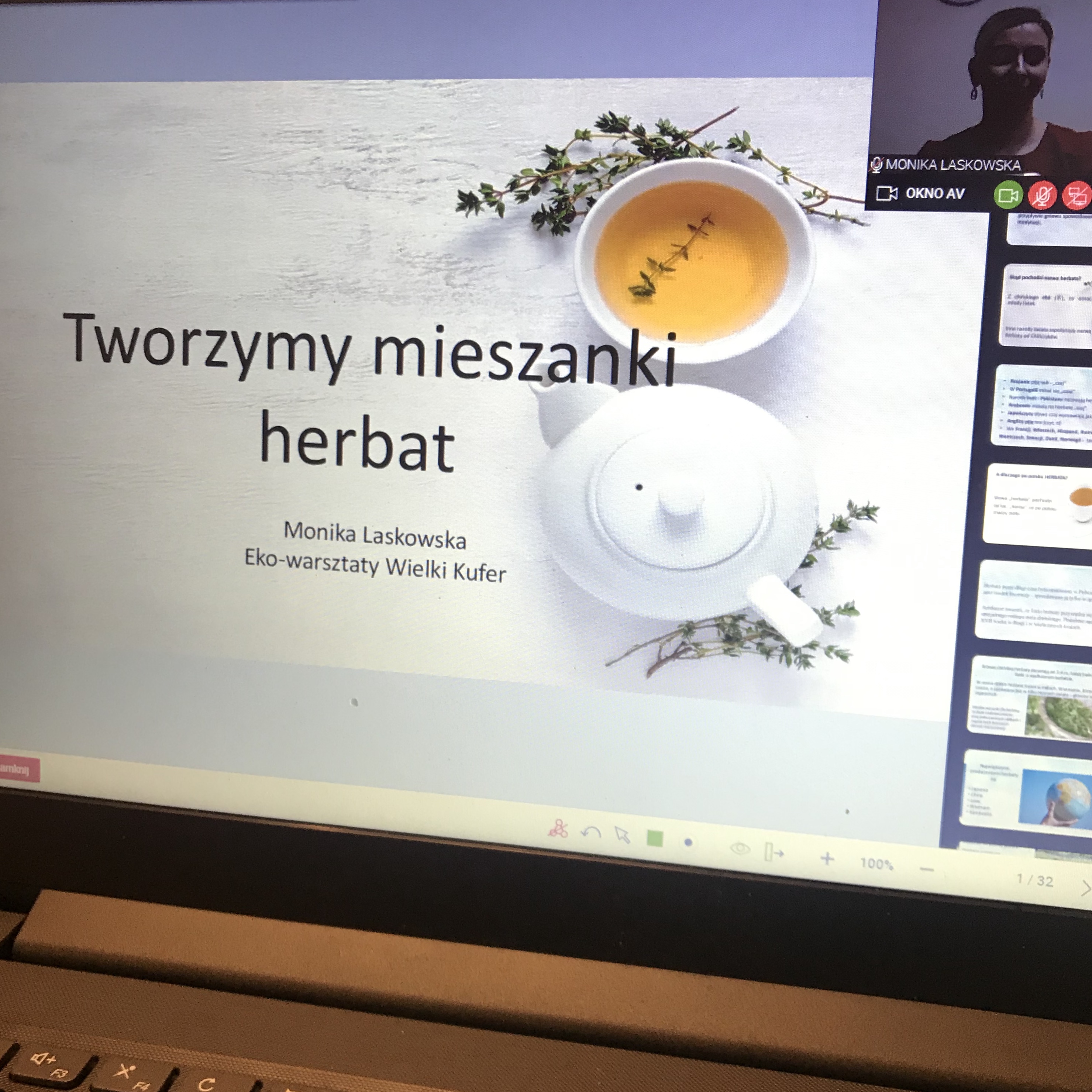 Warsztaty online – tworzymy mieszanki herbat